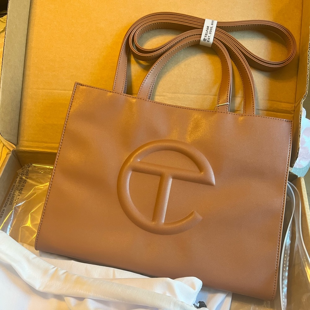 Telfar Medium shopping bag Brown